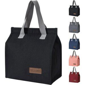 Insulated lunch bag large reusable tote leakproof lunch box for work school trav